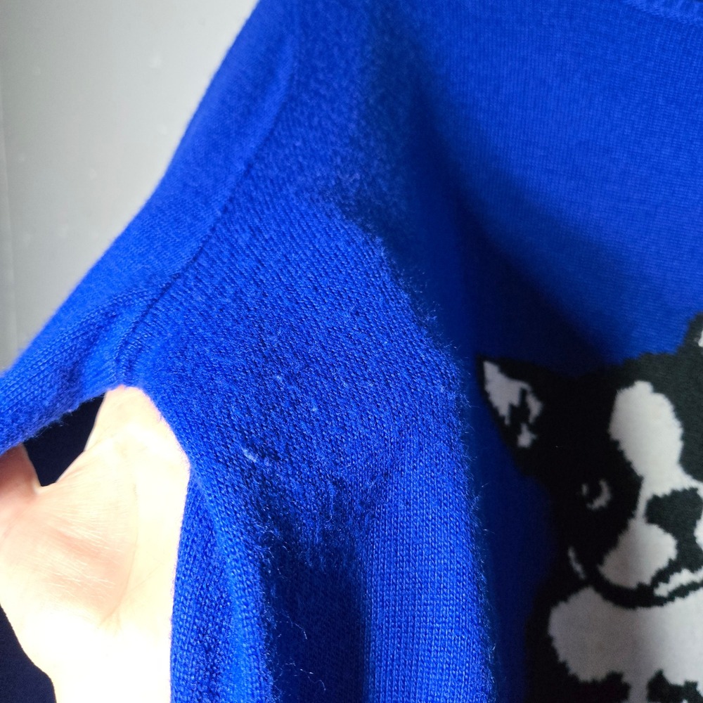 Ruby Rd Womens Boston Terrier Dog Sweater Plus 2X Knit Kitsch Whimsical Novelty - Picture 4 of 9